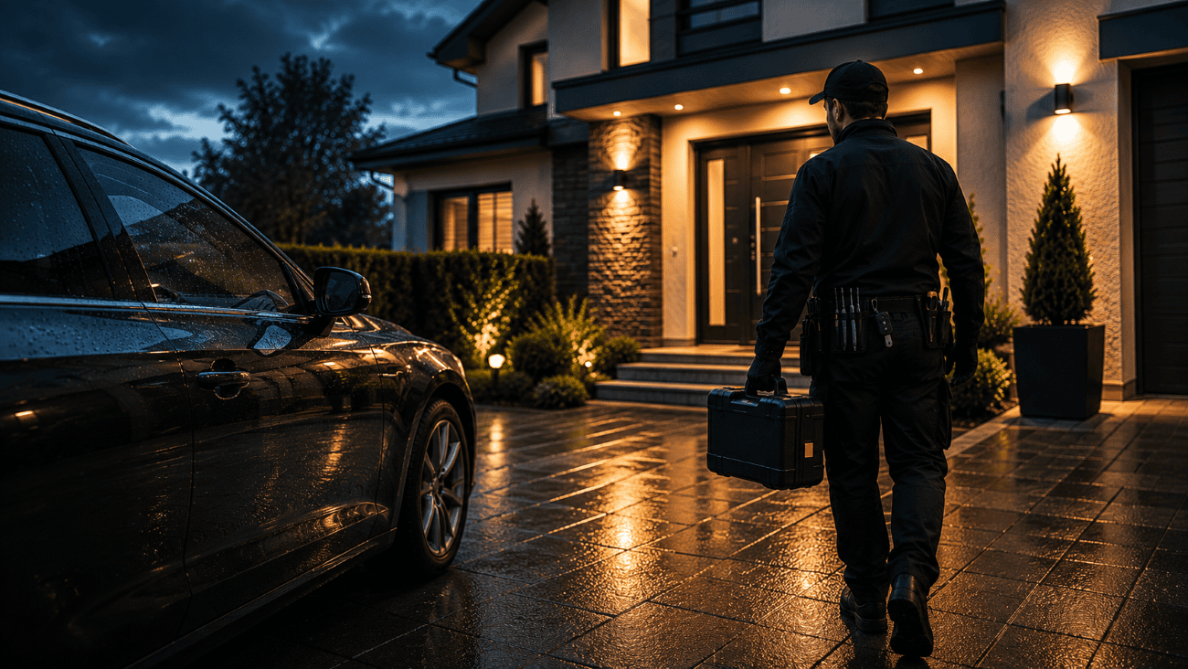Emergency locksmith providing professional assistance