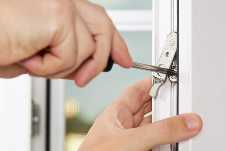 Misaligned door causing pressure on a door lock