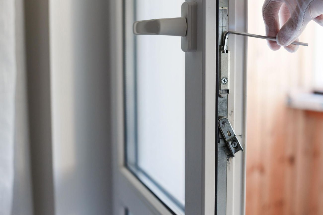 Professional lock repair and door alignment inspection